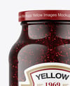 Raspberry Jam Jar Mockup