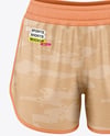 Women's Running Shorts Mockup - Front View