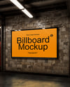 Billboard in the Subway Mockup
