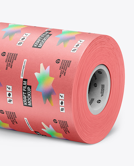 Kraft Paper Roll Mockup