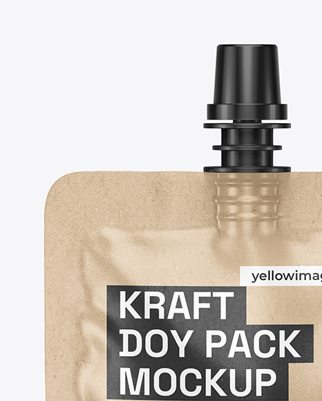 Kraft Doy Pack Mockup