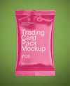 Glossy Trading Card Pack Mockup