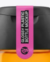 Plastic Bottle with Syrup Mockup