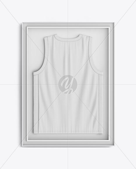 Basketball Jersey in Frame Mockup