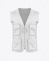 Safety Vest Mockup - Front View
