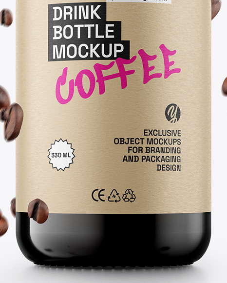 Cold Brew Coffee Bottle Mockup