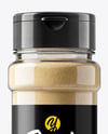 Plastic Spice Jar with Onion Powder Mockup