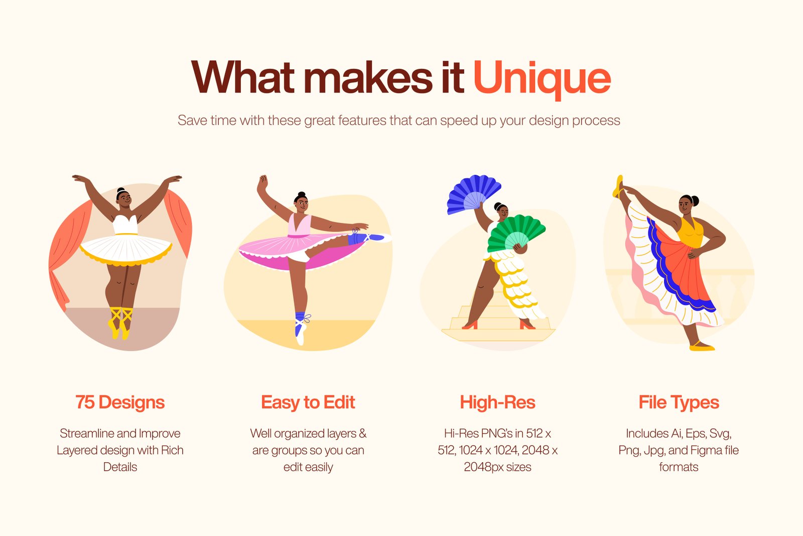 Dance Vector Illustration Set
