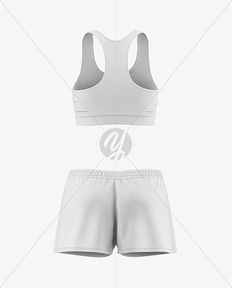 Women's Sport Kit Mockup - Back View