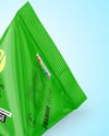Glossy Triangular Package Mockup