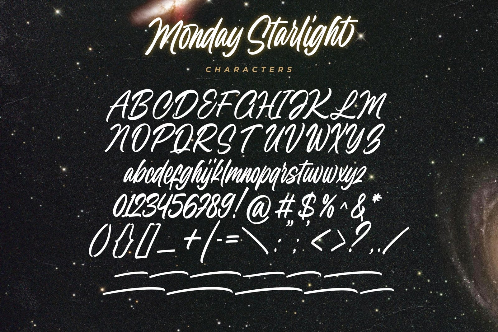 Monday Starlight Font