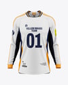 Long Sleeve Soccer Jersey Mockup - Front View