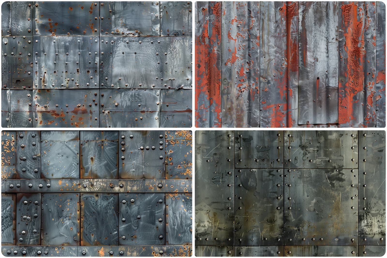 30 Metal Wall Texture Backgrounds