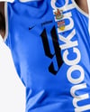 Black Man Wearing Full Basketball Kit Mockup
