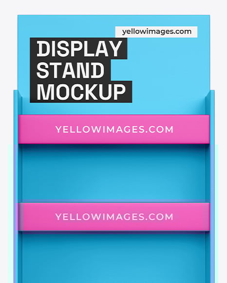 Display Stand Mockup – Front View