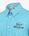 Men's Long Sleeve Shirt Mockup - Half Side View