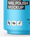 Matte Nail Polish Bottle Mockup