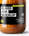 Glass Jar with Meat Ragu Mockup