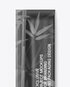 Plastic Chopsticks with Kraft Package Mockup