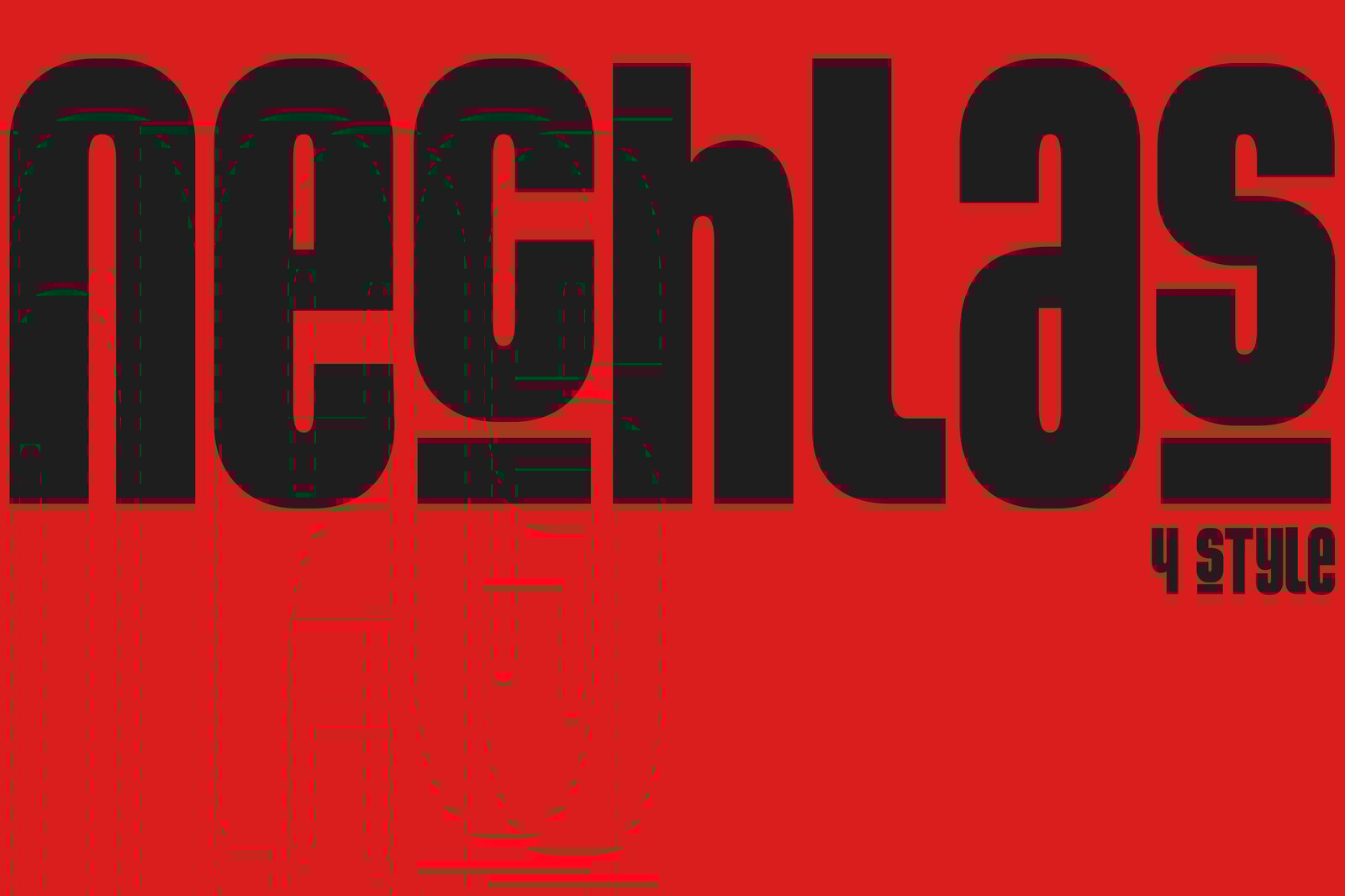 Nechlas Font