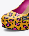 Wedge Heel Shoe Mockup