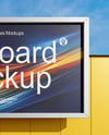 Billboard on the City Street Mockup