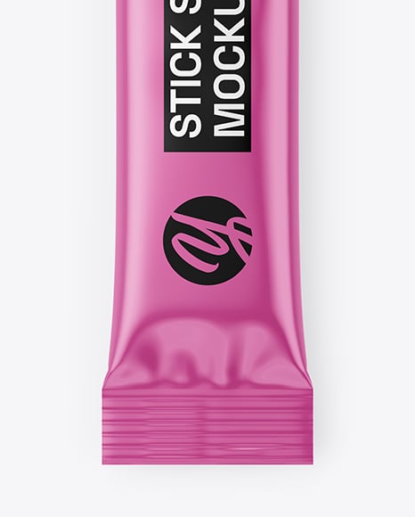 Glossy Stick Sachet Mockup