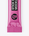 Glossy Stick Sachet Mockup