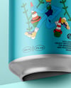Textured Aluminium Drink Can Mockup