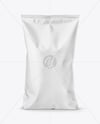 Large Matte Snack Bag Mockup