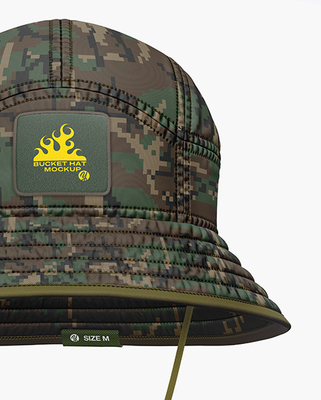 Twill Bucket Hat Mockup