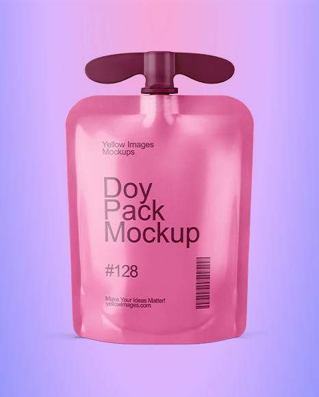 Glossy Doy Pack Mockup