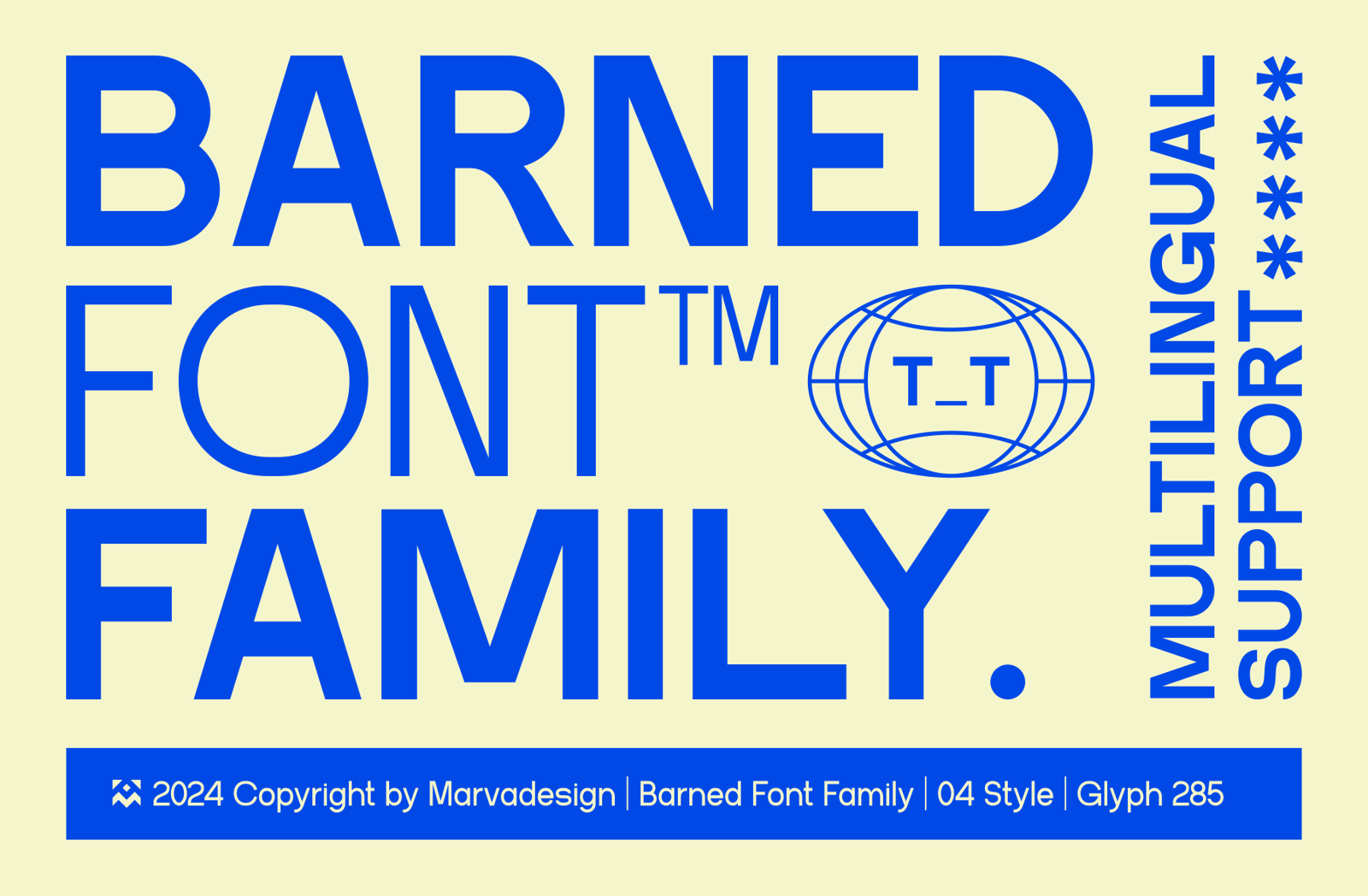 Barned Font