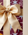 Rectangular Gift Box with Bow Mockup
