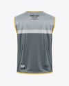 Safety Vest Mockup - Back View