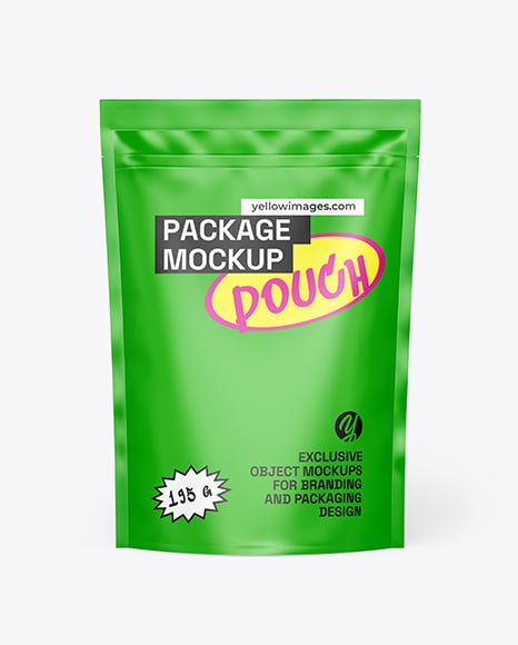Matte Pouch Mockup - Pouch mockup