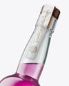 Tall Clear Glass Liquor Bottle Mockup
