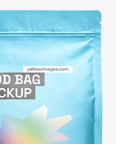 Metallic Food Bag Mockup