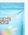 Metallic Food Bag Mockup