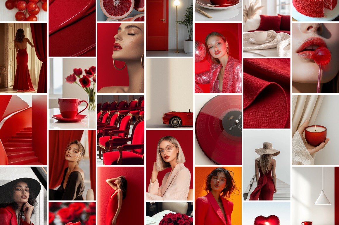 Red Aesthetic - 155 Images Bundle