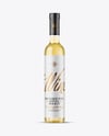 Clear Glass White Wine Bottle Mockup