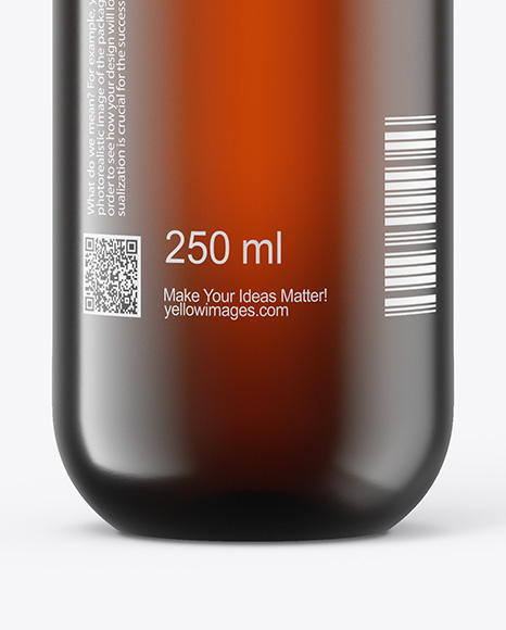 250ml Cosmetic Bottle Mockup