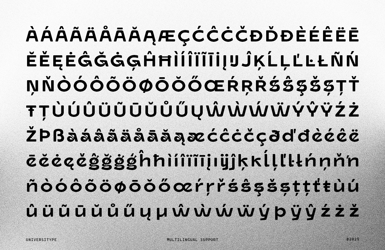 UT Gafigs - An Experimental Sans Serif