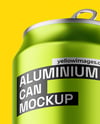 Aluminium Drink Can Mockup