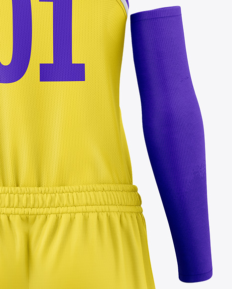 Women's Basketball Kit Mockup - Back View