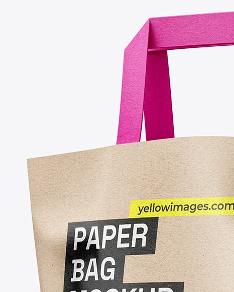 Kraft Paper Bag Mockup