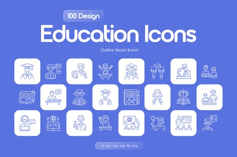 Education Icon Set