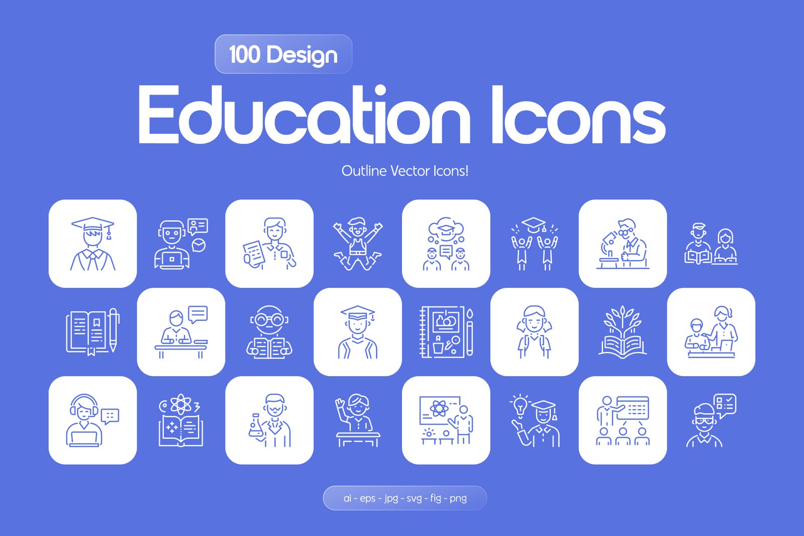 Education Icon Set