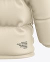 Men's Down Jacket Mockup - Back View