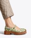 Mary Janes on Woman's Legs with Pants Mockup